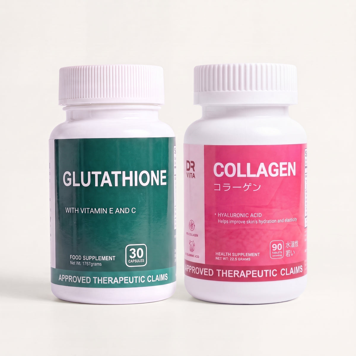 Dr. Vita Glutathione + Dr. Vita Collagen - Beauty Bundle