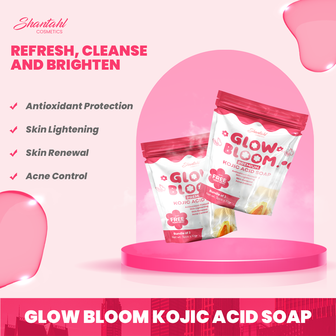 Dr. Vita Glutathione + Glow Bloom Premium Kojic Acid Soap - Radiance Combo