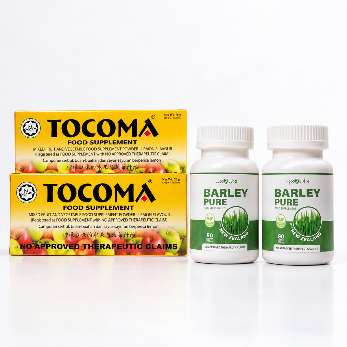 2 Tocoma + 2 Yeoubi Barley Pure (Value Bundle!)