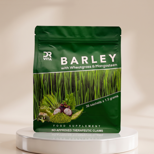 Dr. Vita Barley with Wheatgrass and Mangosteen Powder (30 Sachets)