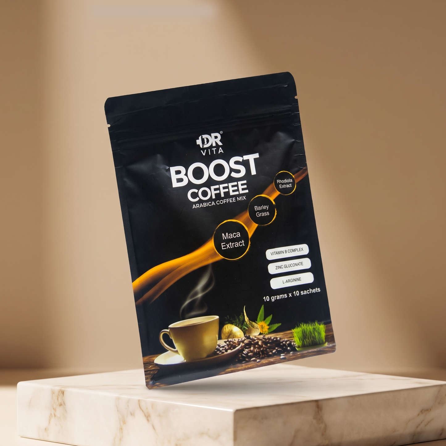Dr. Vita Boost Coffee Arabica Mix (10 Sachets)