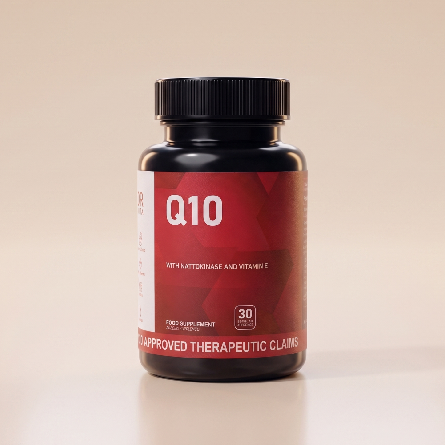 Dr. Vita Q10 with Nattokinase and Vitamin E (30 Capsules)