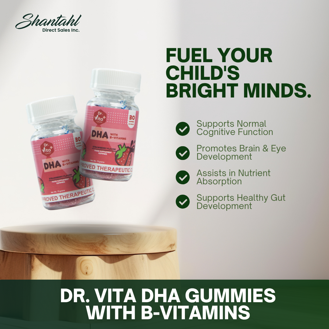 Dr. Vita DHA Gummies with B-Vitamins (30 Gummies)