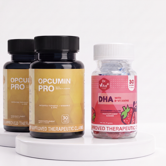 Dr. Vita OPCumin Pro + Dr. Vita DHA Gummies - Value Combo (2+1 FREE!)