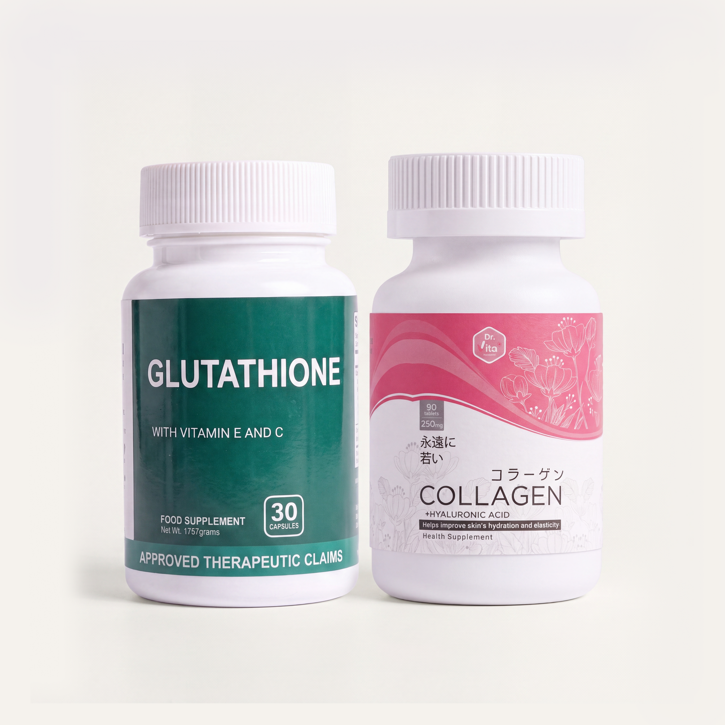 Dr. Vita Glutathione + Dr. Vita Collagen - Beauty Bundle