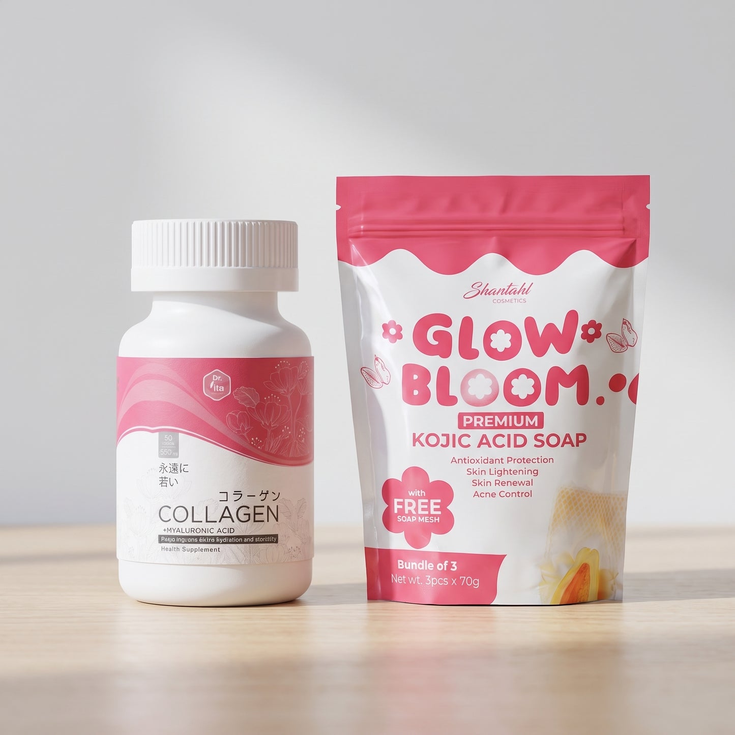 Dr. Vita Collagen + Glow Bloom - Glow Combo (Save More!)