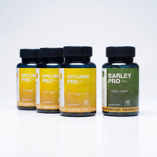 Dr. Vita OPCumin Pro + Dr. Vita Barley Pro with Chlorella - Wellness Bundle (3+1 FREE!)