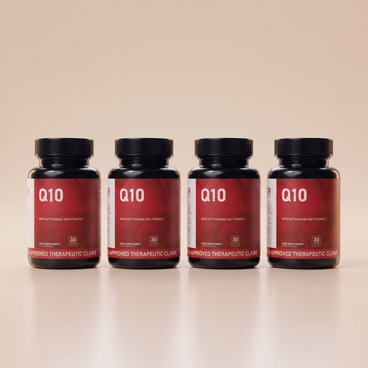 Dr. Vita Q10 with Nattokinase and Vitamin E (3+1 FREE) Volume Deal