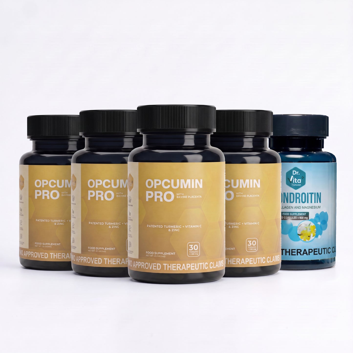 Dr. Vita OPCumin Pro + Dr. Vita Chondroitin Capsules - Ultimate Bundle (4+1 FREE!)