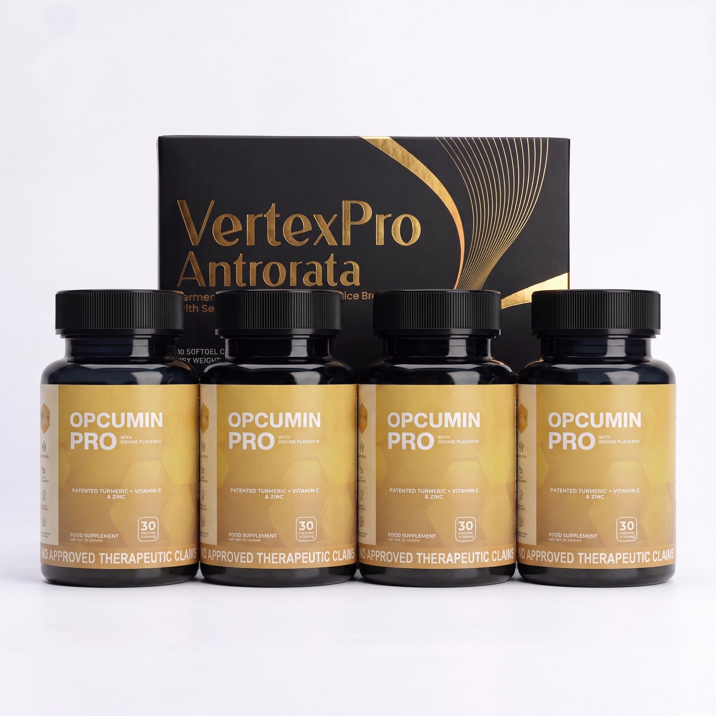 Dr. Vita Opcumin Pro with Equine Placenta + Vertex Pro Antrorata Softgel Capsule (4+1 FREE)