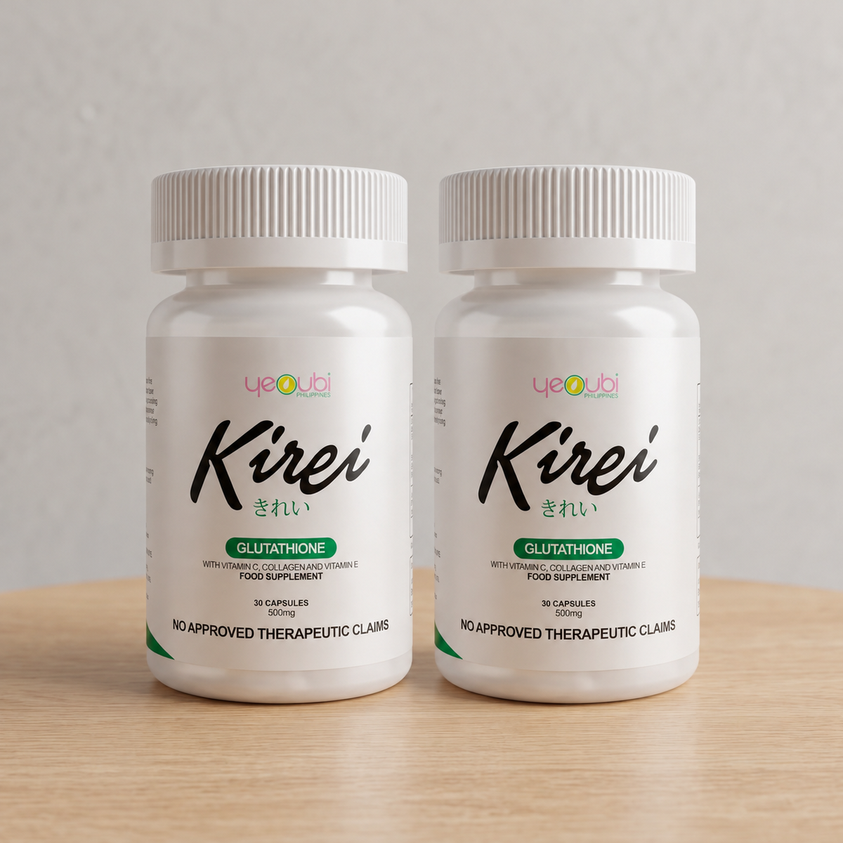 Yeoubi Kirei Glutathione (30 Capsules) - Twin Pack (Save More!)