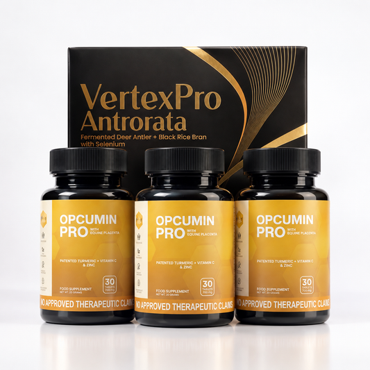 Dr. Vita Opcumin Pro with Equine Placenta + Vertex Pro Antrorata Softgel Capsule (3+1 FREE)