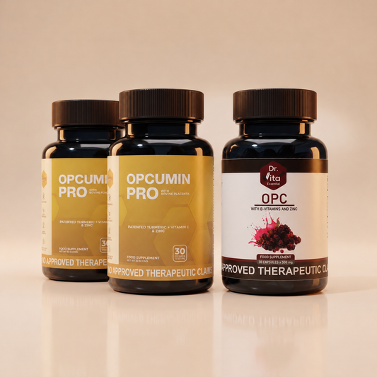 Dr. Vita OPCumin Pro + Dr. Vita OPC with B-Vitamins and Zinc - Value Bundle
