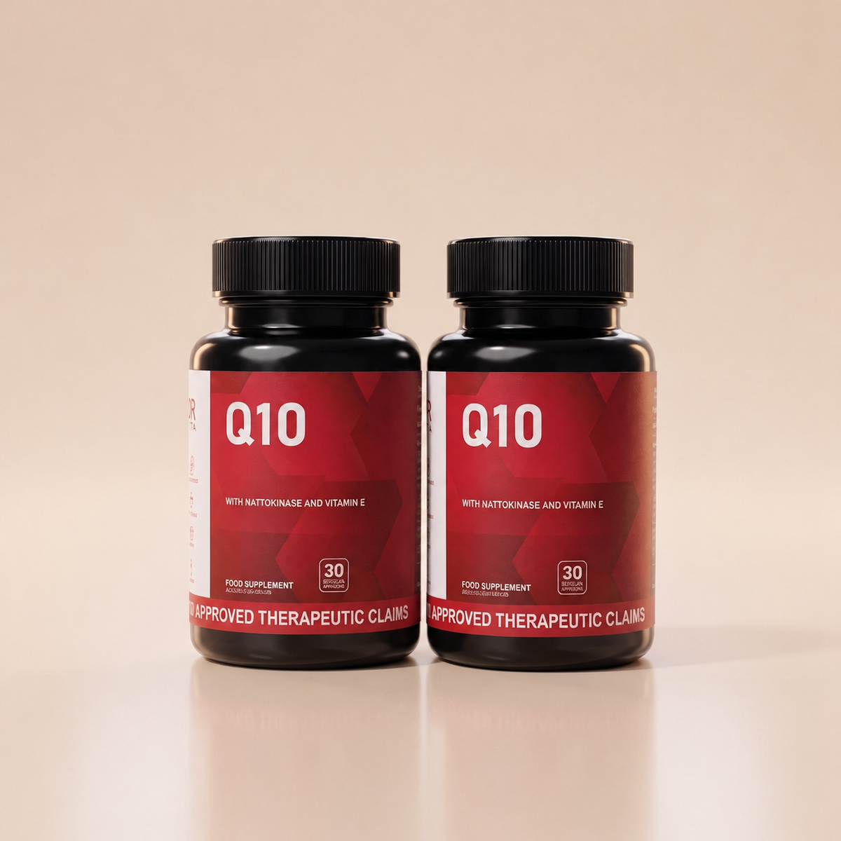 Dr. Vita Q10 with Nattokinase and Vitamin E - Twin Pack (Save More!)